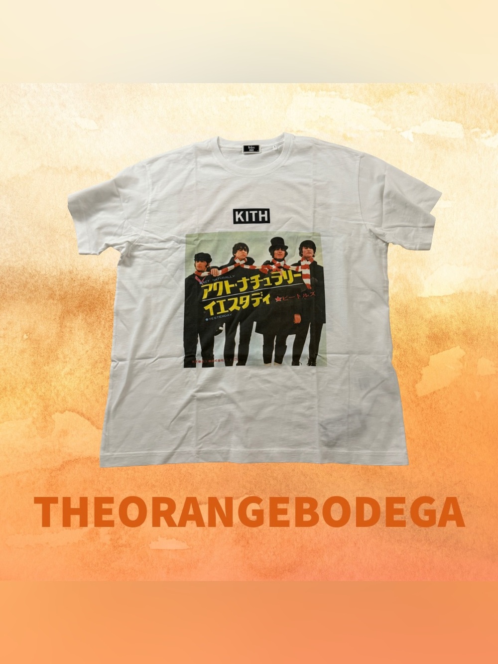 Kith for The Beatles Live From Japan Vintage Tee Sample Size XL NWT